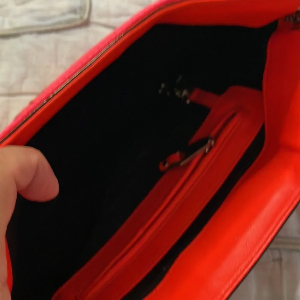 Rebecca Minkoff clutch neon, red and pink - Picture 3 of 5